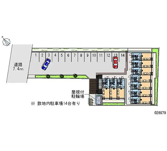 ★手数料０円★彦根市戸賀町　月極駐車場（LP）